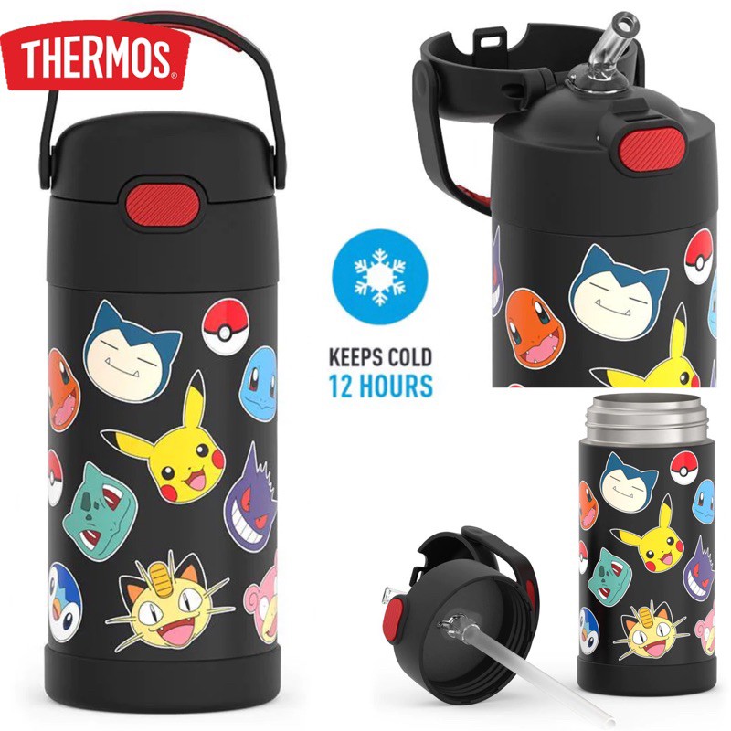FUNTAINER® WATER BOTTLE 12OZ Pokemon Blackราคา 990 - บาท