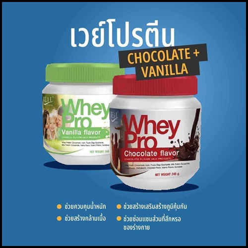 เวย์โปรตีน Whey Pro Real Elixir