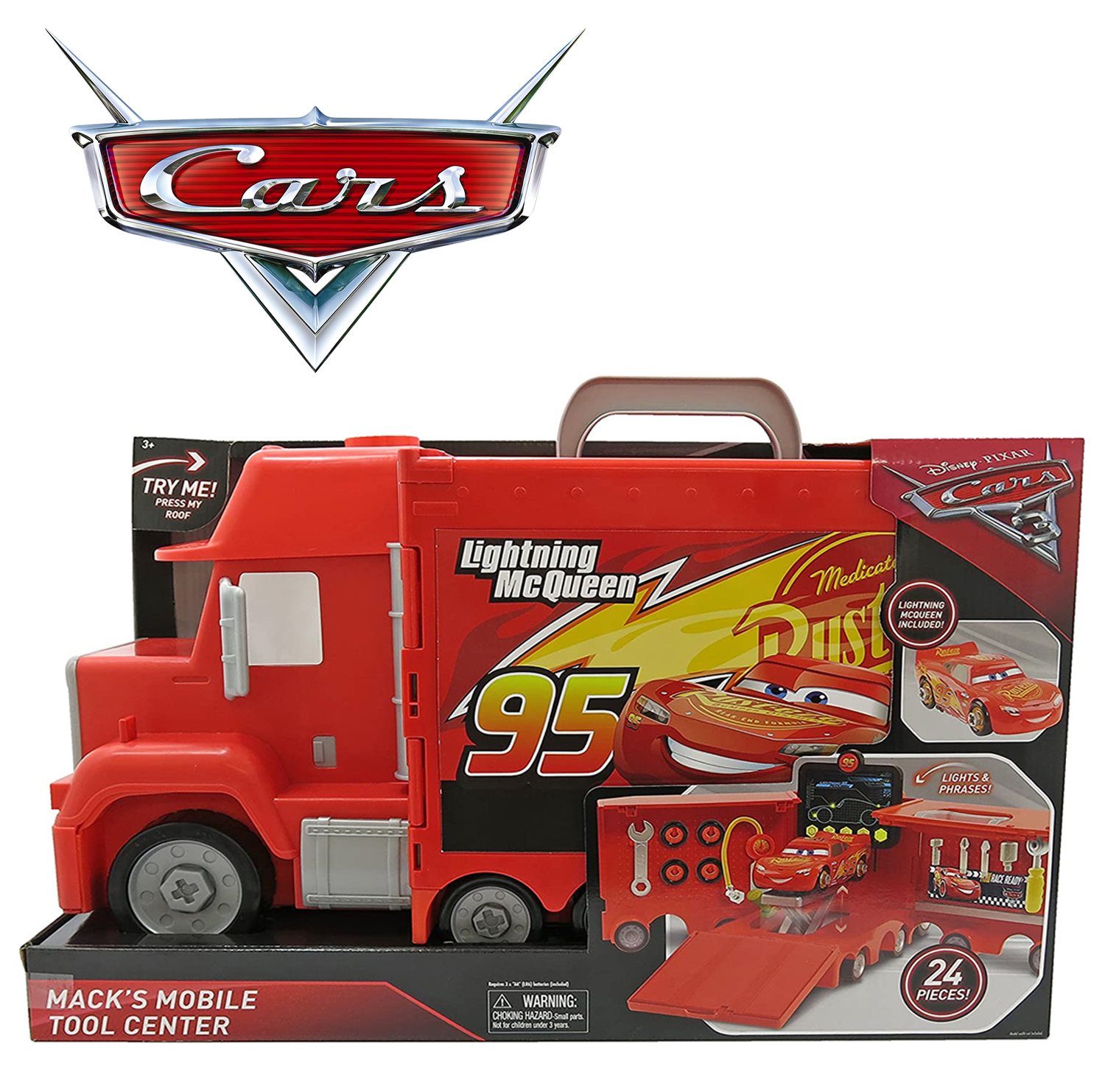 ใหม่!! รถศูนย์เช็คสภาพรถ Cars 3 Macks Mobile Tool Center ราคา 4,590 บาท