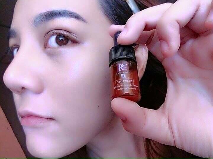 Pcare Miracle white night serumเซรั่มแต้มรอยสิว ลดจุดด่างดำ ฝ้า กระ