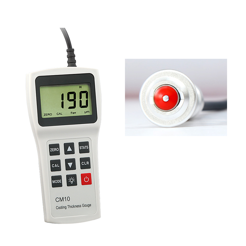 YUSHI CM10F เครื่องวัดความหนาโลหะ ย่านการวัด 0-3000μm /YUSHI CM10F Coating Painting Thickness Gauge Tester Measuring Range 0-3000μm