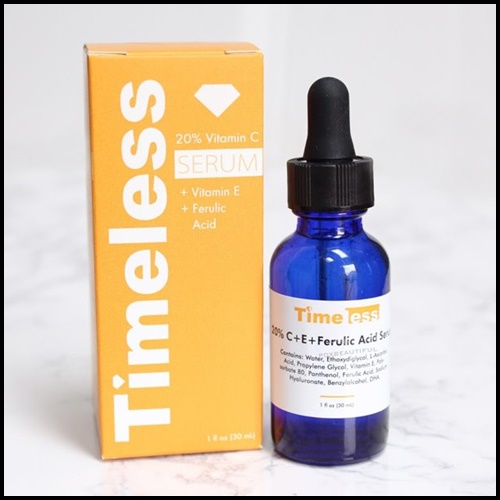 Timeless 20% Vitamin C + E Ferulic Acid Serum เซรั่มลดเลือนริ้วรอย