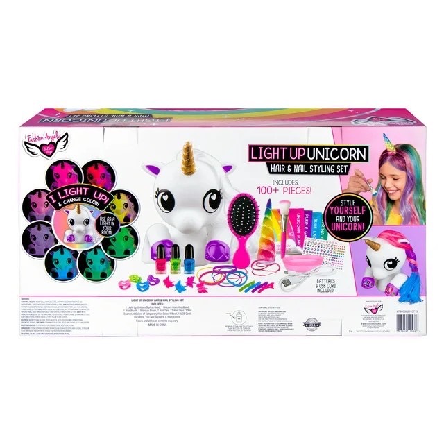 นำเข้า US Fashion Angels - Light Up Unicorn Styling Playset ราคา 1,390 บาท