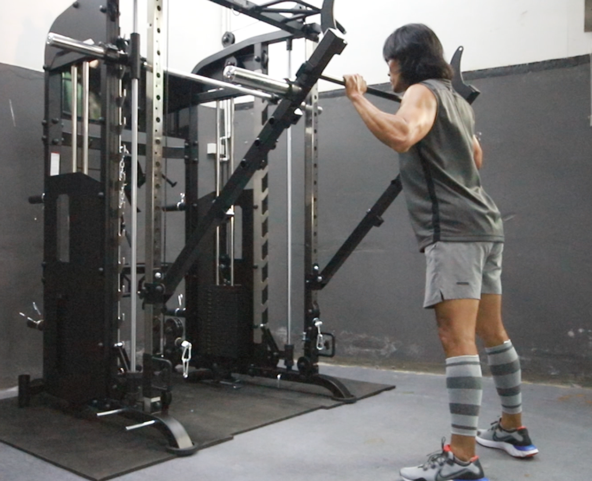 สมิทแมชชีน i5 Flow Jammer arms,+ม้านั่ง819A + แผ่นหุ้มยาง, Fullset, Smith Machine i5 Flow Jammer