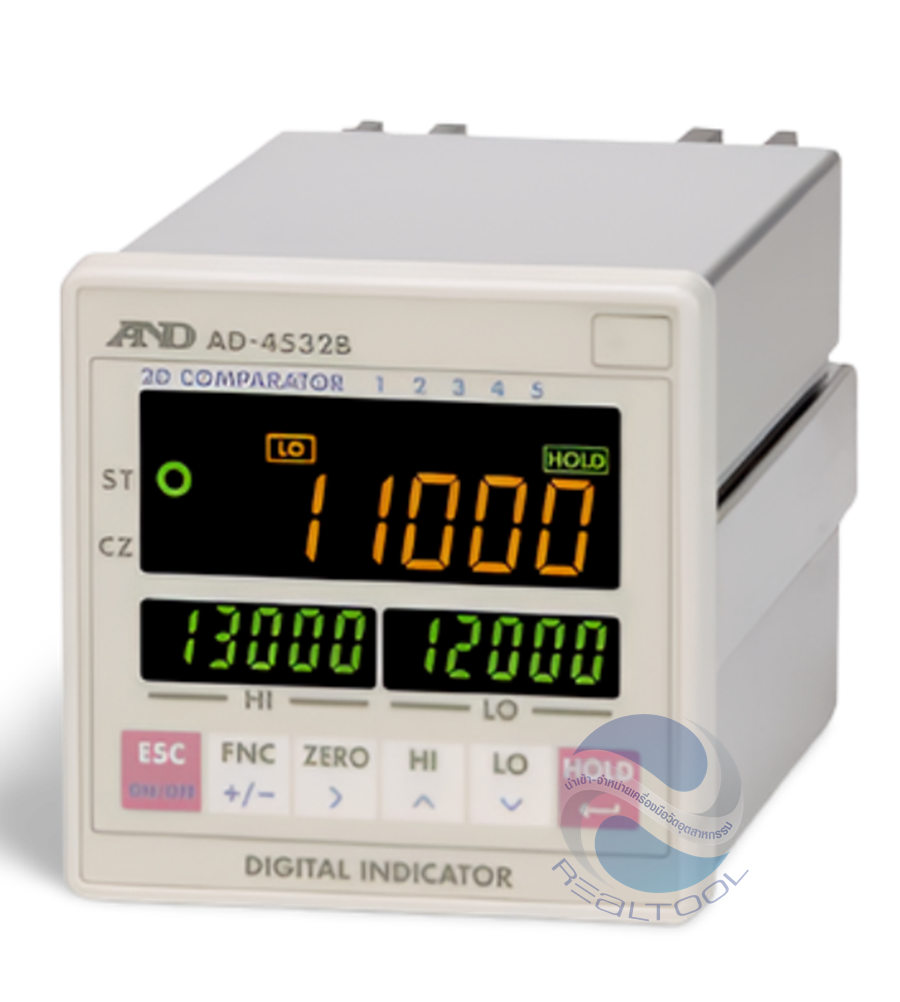A&D รหัส AD-4532B เครื่องแสดงสถานะไฟแบบดิจิตอลสำหรับเซนเซอร์สเตรนเกจ,Super High Speed Testing Indicator