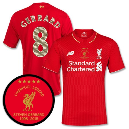 Liverpool Home Gerrard Legend Shirt 2015/16