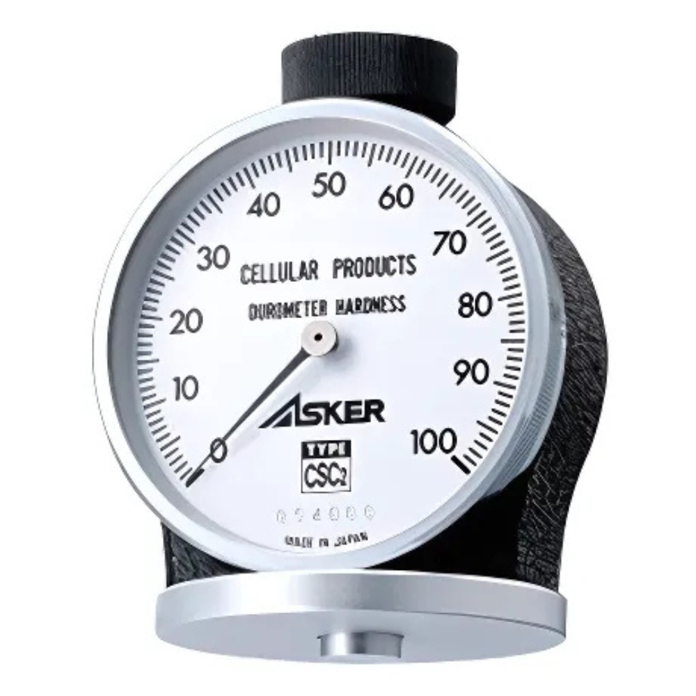 Asker รุ่น Type-CSC2 เครื่องกดวัดทดสอบความแข็งยางและพลาสติก,Durometer Type CSC2,rubber for ultra soft(low hardness)