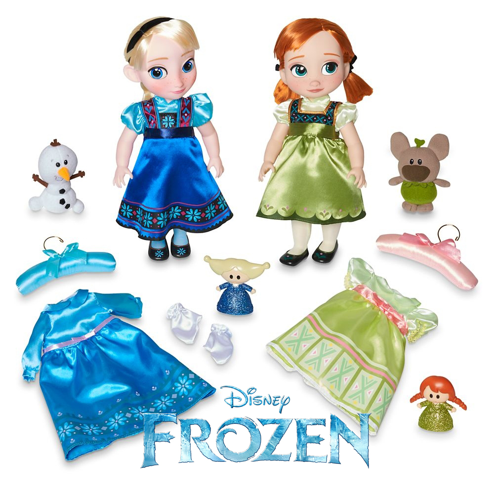 พร้อมส่ง คอลเลคชั่นใหม่ ตุ๊กตาร้องเพลง Anna and Elsa Singing Dolls Deluxe Gift Set - Disney Animators 'Collection