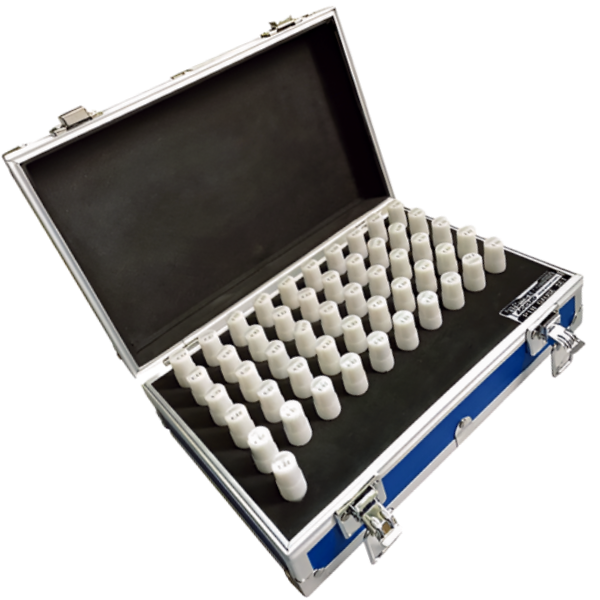 Accud รหัส ACC523-100-51 เซ็ตพินเกจจำนวน51ชิ้นผลิตจากเหล็กกล้า , ·Alloy steel pin gauge set of 51 pins, 1.00～1.50 mm, HRC62～65, lenght:50 mm, step:0.01 mm, ± 1 µm