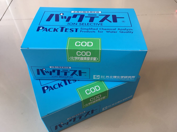 Kyoritsu รหัส Wak-COD-2 ชุดทดสอบคุณภาพน้ำซีโอดี,Packtest for chemical oxygen demand kits,meas.range:0～100mg/L,Quantity(50pcs./box)
