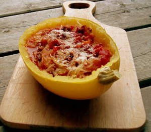 ฟักสปาเก็ตตี้ - Spaghetti Squash