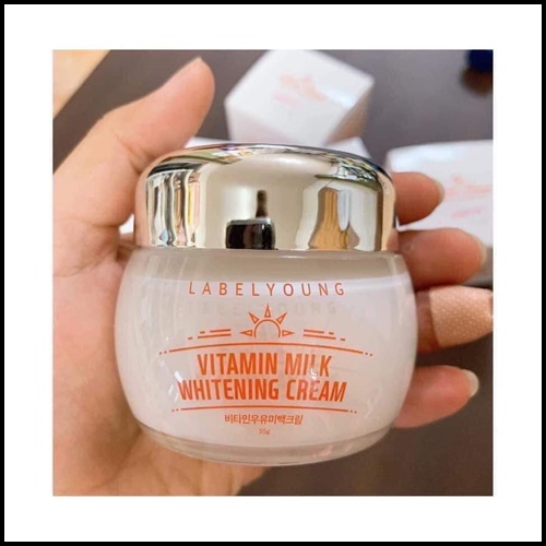 ครีมหน้าสด Vitamin Milk Whitening Cream ครีมดังจากเกาหลี