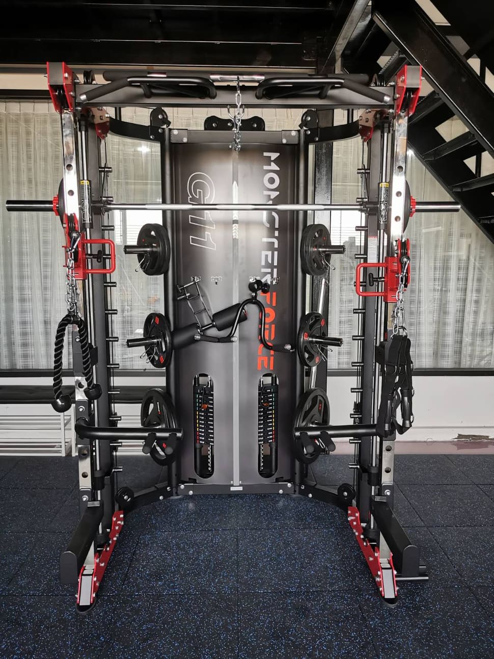 Jammer Arms แจมเมอร์ อาร์ม อุปกรณ์เสริมใช้กับ Smith Machine MONSTER FORCE G11 สมิทแมชชีนG11