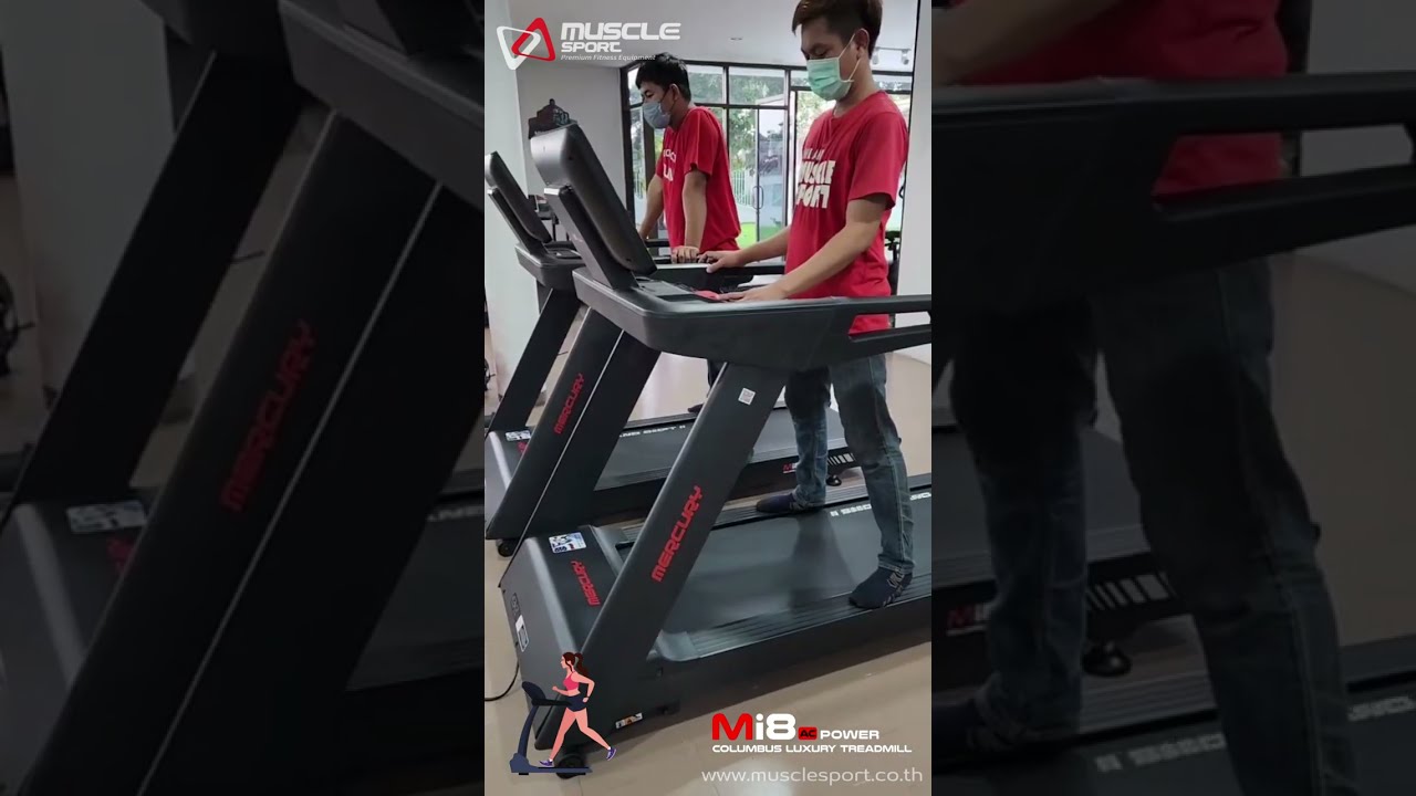 ลู่วิ่งไฟฟ้าAC Mercury Columbus MI8 จอทัชสกรีน Touch Screen 15.6นิ้ว ลู่วิ่งไฟฟ้าฟิตเนส, ลู่วิ่งไฟฟ้าราคา