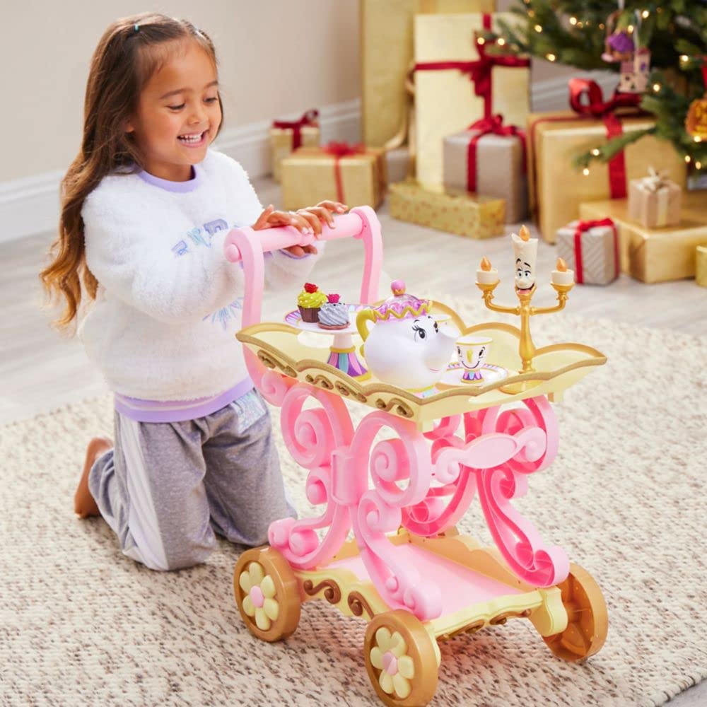 รถชา Disney Beauty and The Beast ''Be Our Guest'' Singing Tea Cart Play Set ราคา 3,990 - บาท