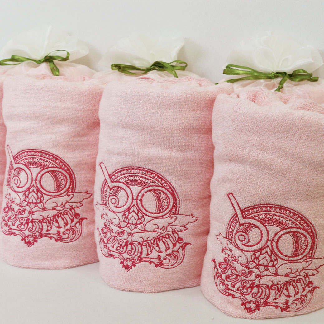 ผ้าขนหนูใยไผ่ปัก หทัยภูพาน