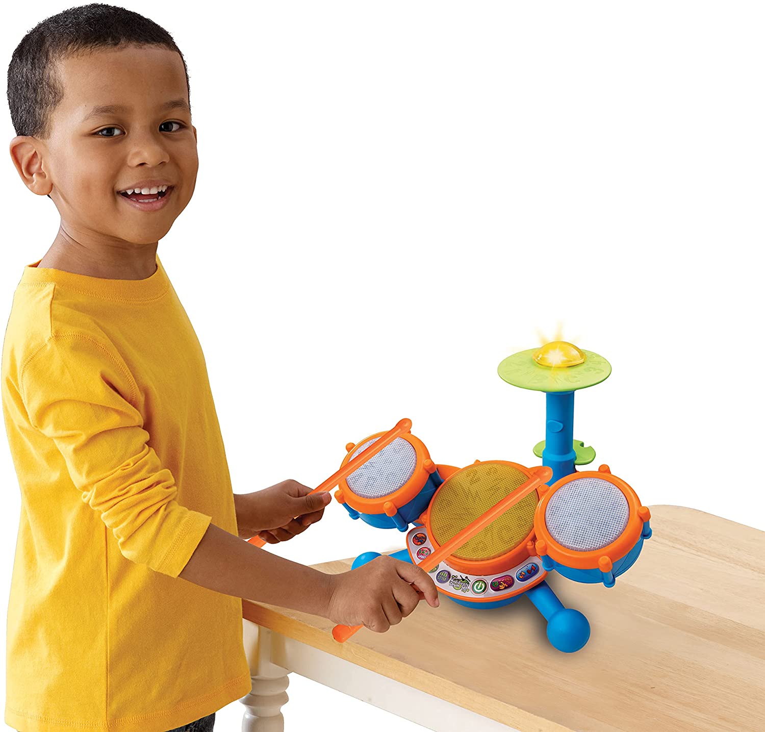 เครื่องดนตรี VTech KidiBeats Kids Drum Set, Orange ราคา 1,990 - บาท