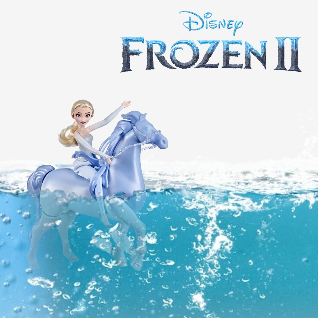 ของเล่นม้าว่ายน้ำได้ Disney Frozen 2 Elsa and Swim & Walk Nokk Figures ราคา 3,090 บาท