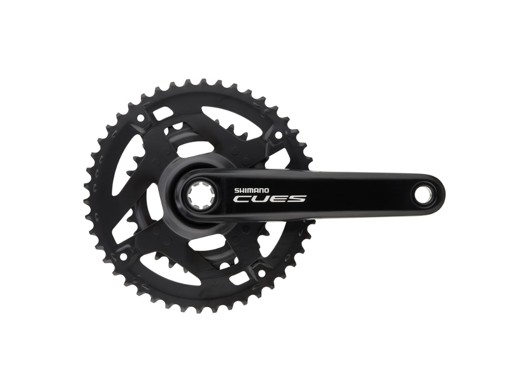 จานหน้า ขาจาน SHIMANO CUES 2-PIECE CRANKSET 2x11/10/9-speed แบบจาน 2 ใบ