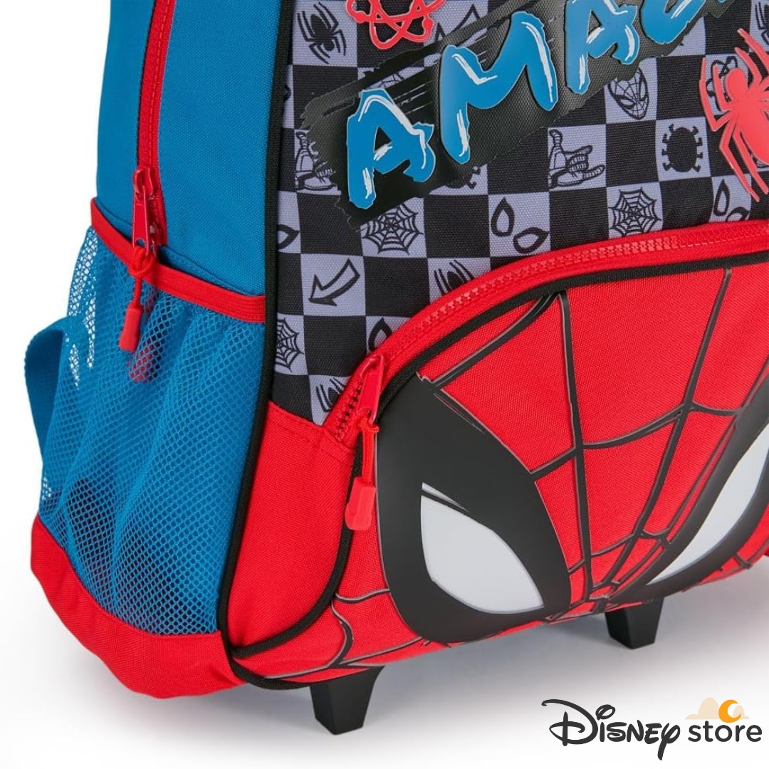 พร้อมส่งที่ไทย นำเข้า 🇺🇸 🦸♂️ Spider-Man Rolling Backpack -กระเป๋าเป้ล้อลากสไปเดอร์แมนลิขสิทธิ์แท้ Disney Store