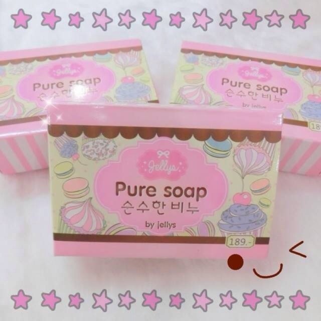 สบู่เจลลี่ หัวเชื้อผิวขาว(Pure Soap by Jellys)