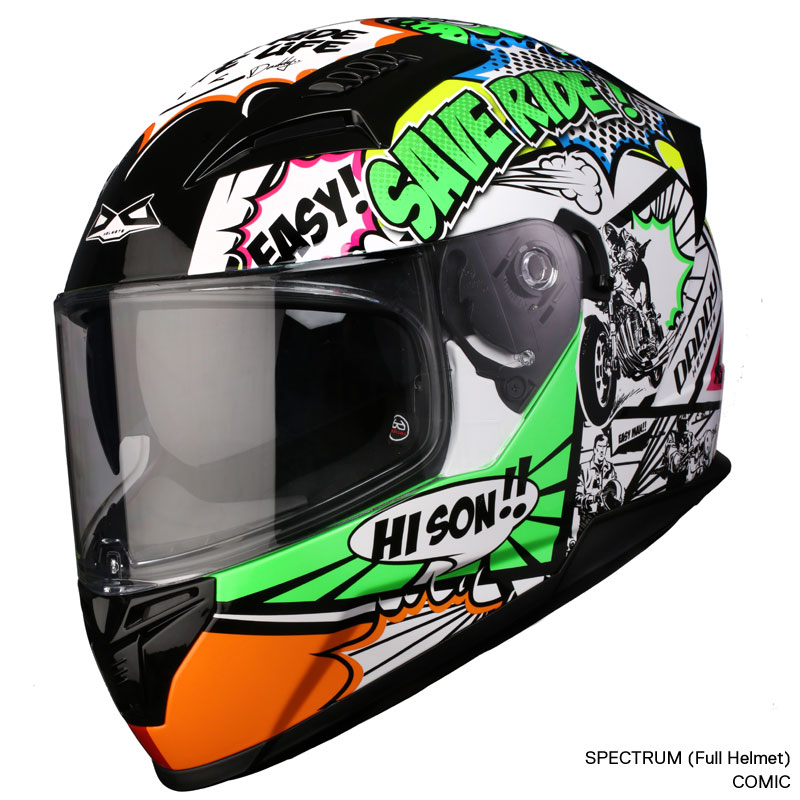 หมวกกันน็อค DADDY HELMET รุ่น SPECTRUM ลาย COMIC