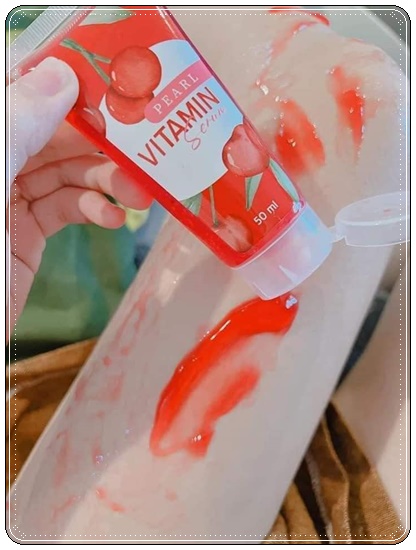 หัวเชื้อวิตามินเชอร์รี่แดง Vitamin Serum PEARL วิตามินเซรั่มเชอร์รี่