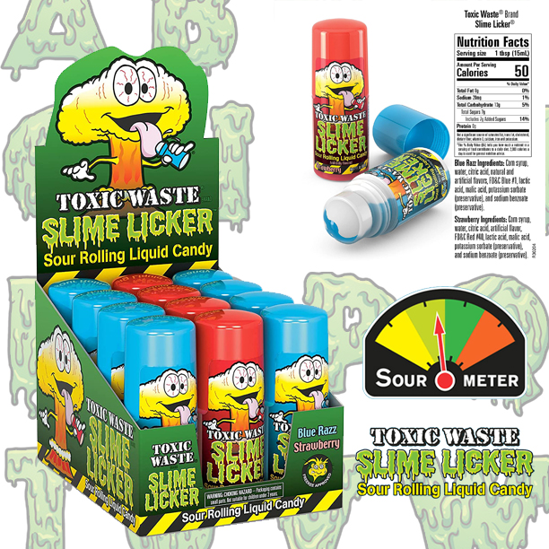 ใหม่(new) Slime Licker Sour Rolling Liquid Candy 2oz ขวดละ : 350 บาท