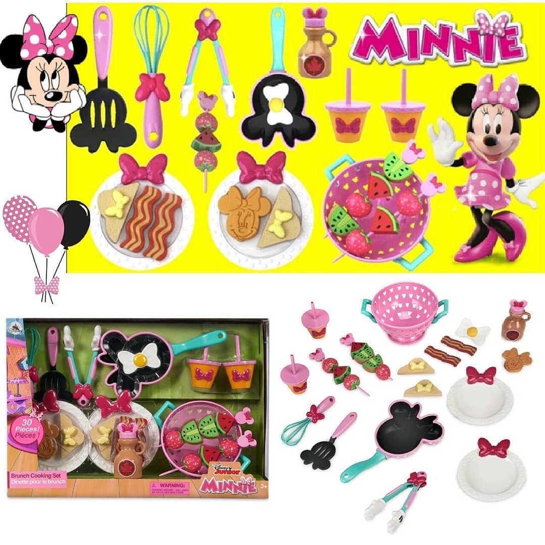 พร้อมส่งค่ะ ❤️ใหม่ล่าสุด ชุดของเล่นทำอาหาร Minnie Mouse Minnie Mouse Brunch Cooking Set ราคา : 1,890 บาท