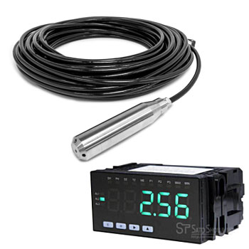 Satotech รุ่นMJ-PM-WL11-20เซ็นเซอร์วัดระดับน้ำ + จอแสดงผลดิจิตอลwater level sensor + digital display MJ-PM-WL11-20