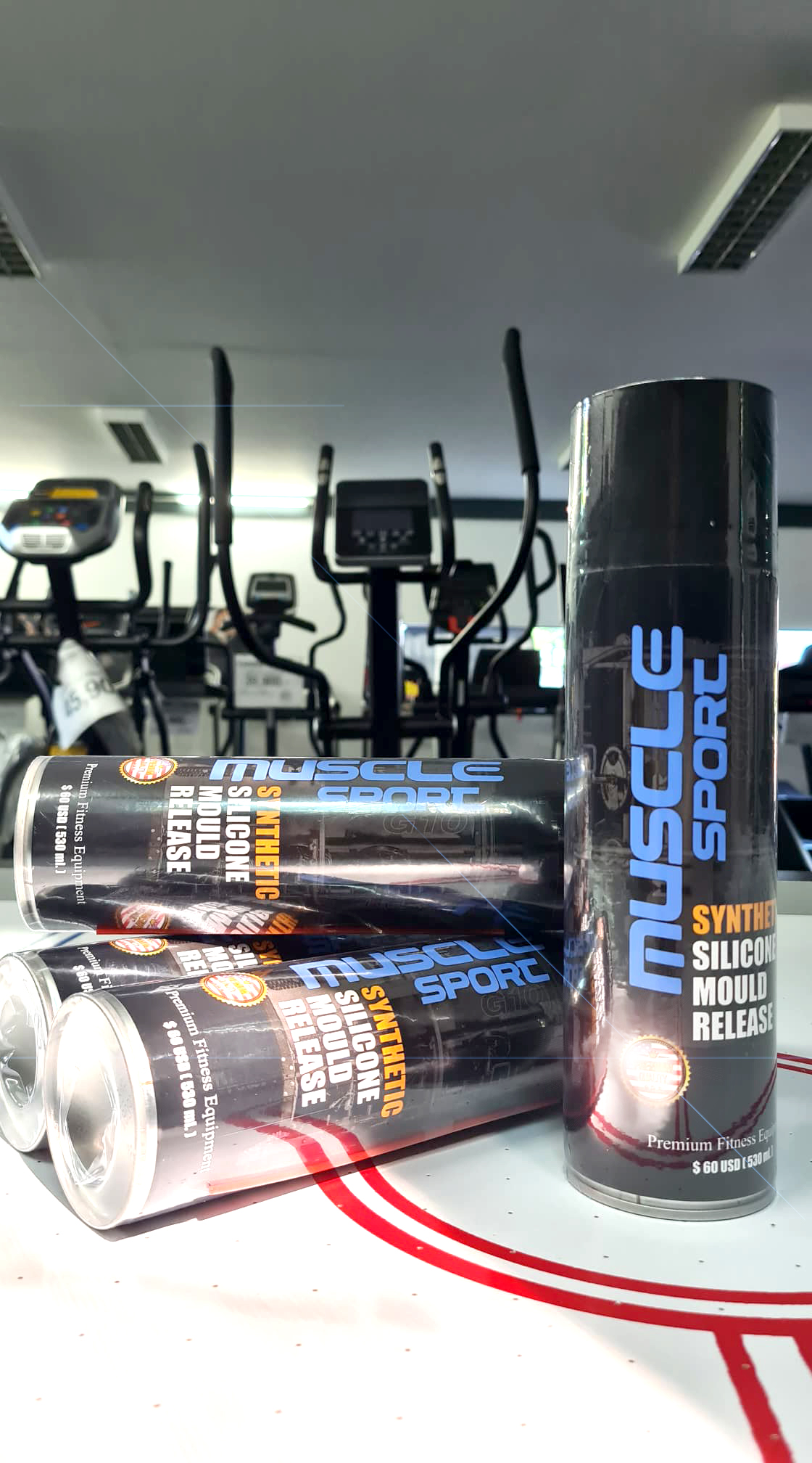 สเปรย์ลู่วิ่งไฟฟ้า Muscle Sport สเปรย์บำรุงสายพานลู่วิ่งไฟฟ้า