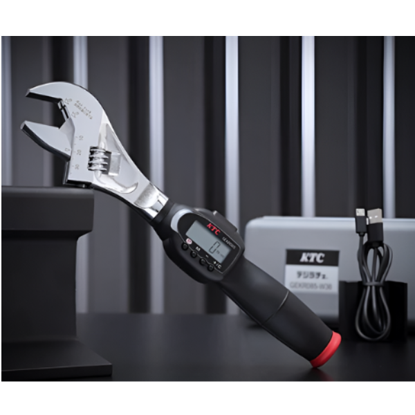 KTC รหัส GEKR085-W36 ประแจปอนด์ดิจิตอล,Digital ratchet type,(rechargeable),monkey type,torque range:17～85nm,adjustable:10～36mm.