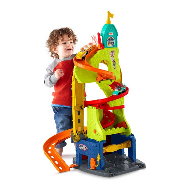 Fisher-Price Little People Sit 'N Stand Skyway 2-In-1 รถแข่ง Playset ราคา 2,990 - บาท