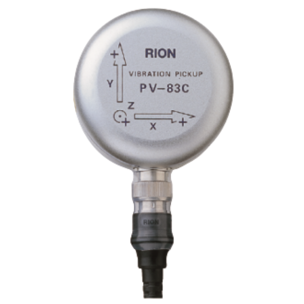 Rion รุ่นPV-83Cเซ็นเซอร์ตรวจจับสัญญษณสำหรับเครื่องวัดความสั่นสะเทือนVM-55,Vibration Pickup 3-Axis Accelerometer
