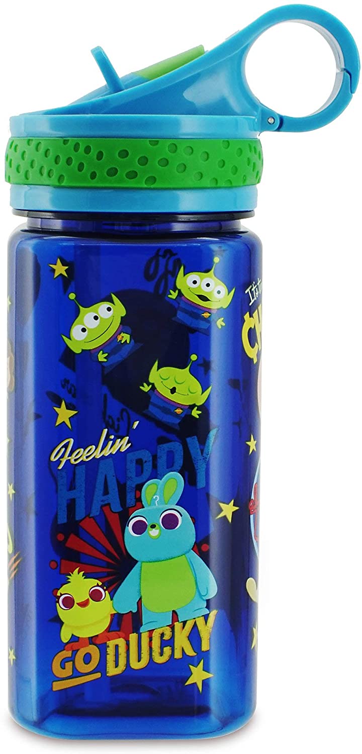 ขวดน้ำ Disney Pixar Toy Story พร้อมฝาเกลียวมีหูหิ้วเเละบานพับเปิดเพื่อให้ติดง่าย