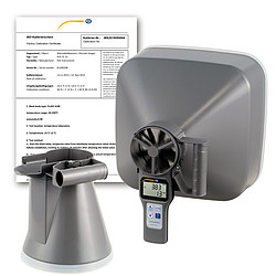 PCE รุ่นVA-20-SET-ICA incl. ISO Calibration Multifunction เครื่องวัดการไหลของอากาศAir Flow Meter Flow Hoods