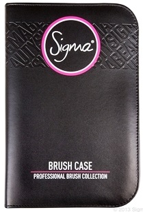 SIGMA :: Brush Case - Black กระเป๋าหนังใส่แปรงสีดำ สุดหรู เงางาม สามารถใส่แปรงทุกขนาดได้ถึง 29 ชิ้น