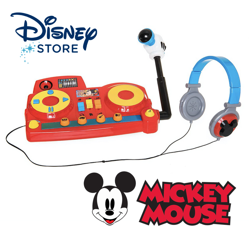 ชุดอุปกรณ์ ดีเจ สำหรับ เด็ก Disney Store Mickey Mouse DJ Playset ราคา 1,390 บาท