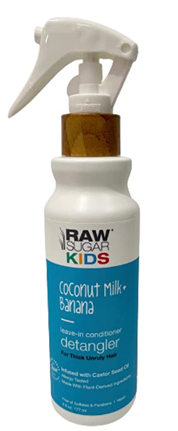 สเปรย์บำรุงผมป้องกันผมพันกัน Raw Sugar Kids Strawberry + Oat Milk,RAW SUGAR Kids Banana,Coconut Milk Leave 6 fl. oz ราคา 350 บาท