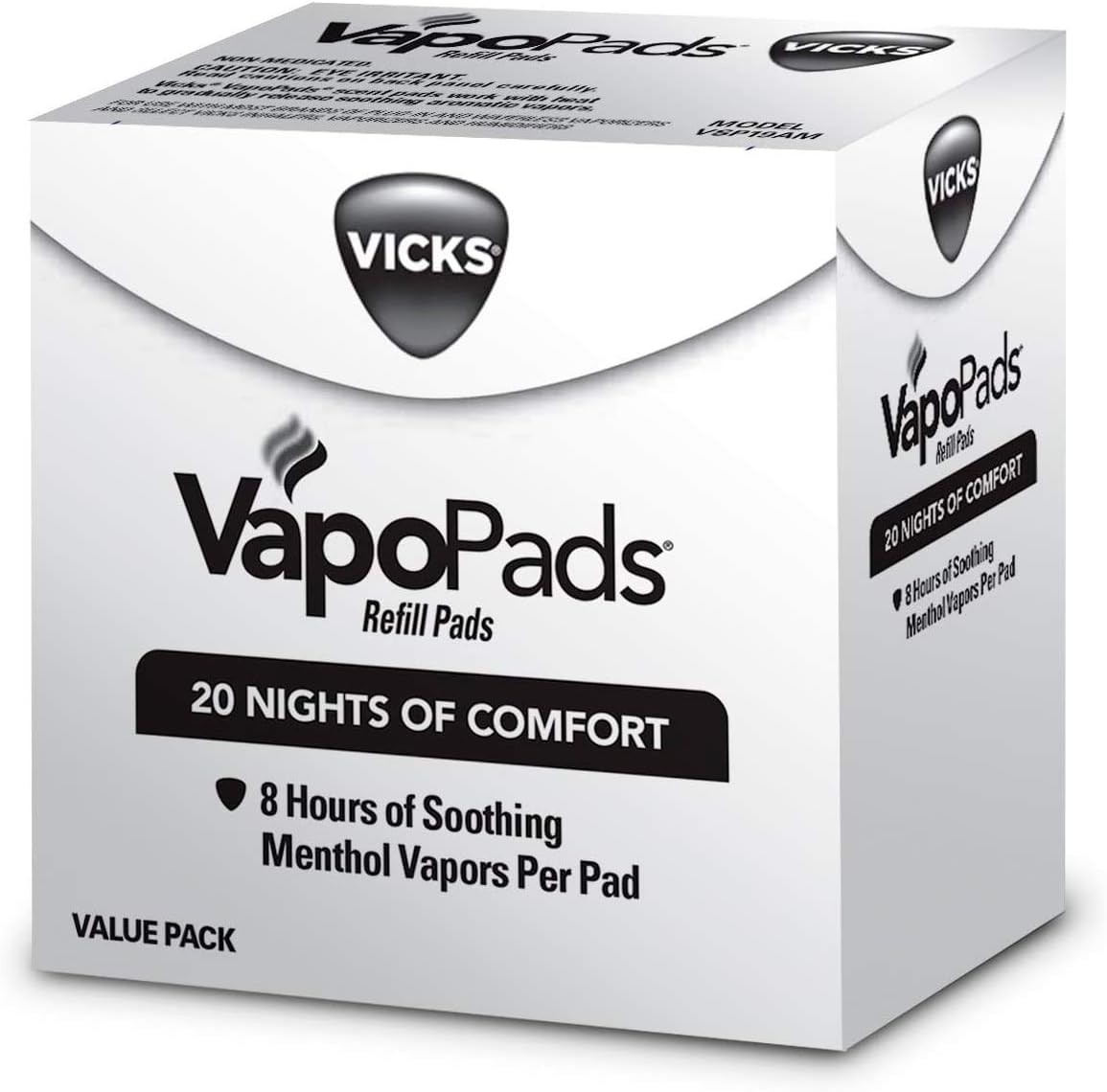 นำเข้า🇺🇸 แผ่น refill สำหรับใส่เครื่อง Vicks กลิ่น Soothing Menthol VapoPads, 20 Pack แผ่น