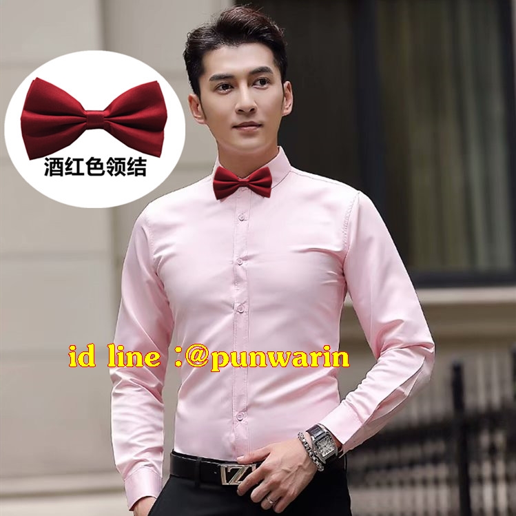 ชุดพนักงานไนท์คลับ,Night wear,Tooling Bar Waiter,ชุดพนักงานบาร์,ชุดพนักงานโรงหนัง,ชุดพนักงานโรงละคร คาซิโน สีภาพ S-3XL N6211002 เสื้อเชิ้ต+โบว์กระต่าย