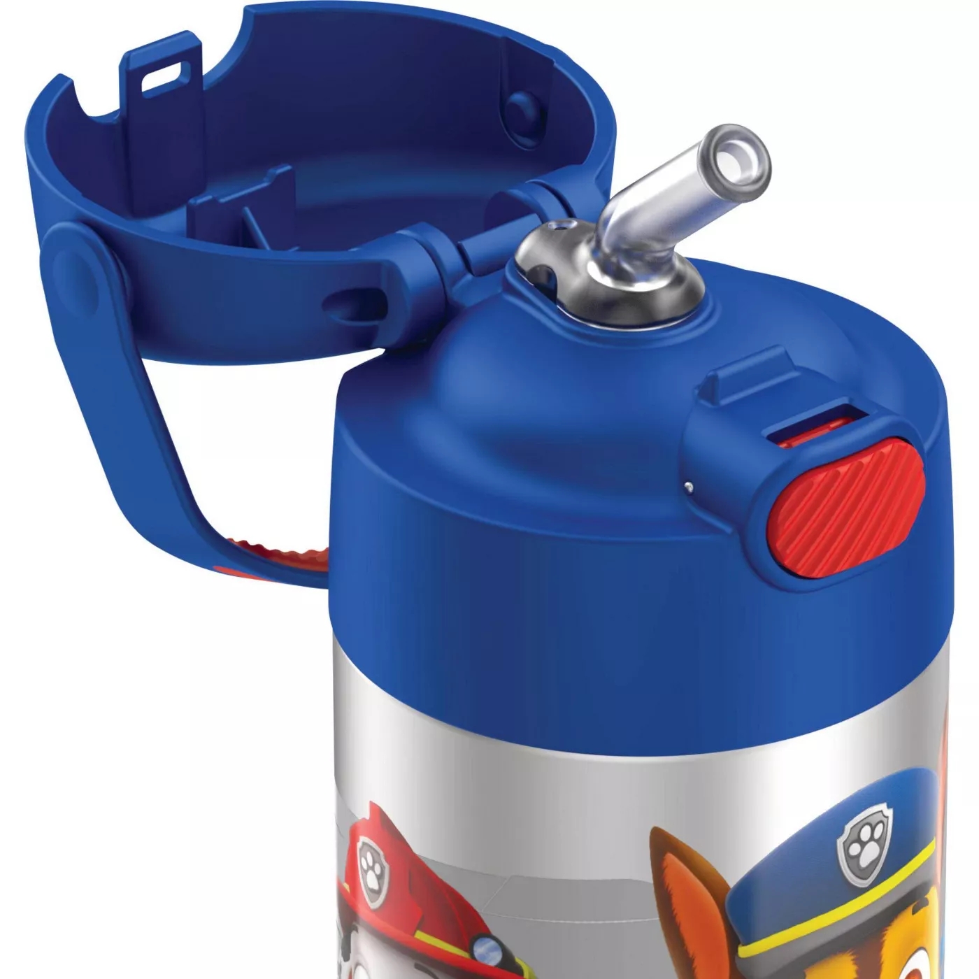 New กระติกน้ำเก็บความเย็น มีหูหิ้ว Paw Patrol Thermos Vacuum Insulated Stainless Steel 12 Ounce Funtainer with Straw