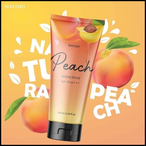 โลชั่นกันแดดพีช PEACH SUNSCREEN MAYZIIO