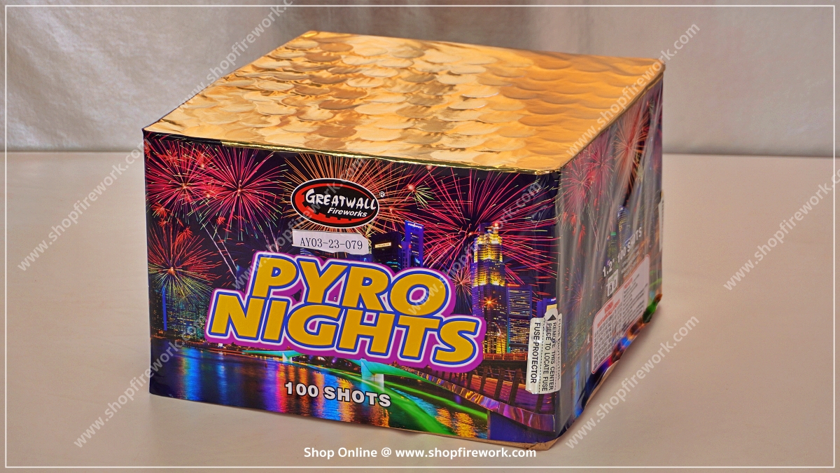 Swan alternating pattern 108 shots 1.2 inches Firework