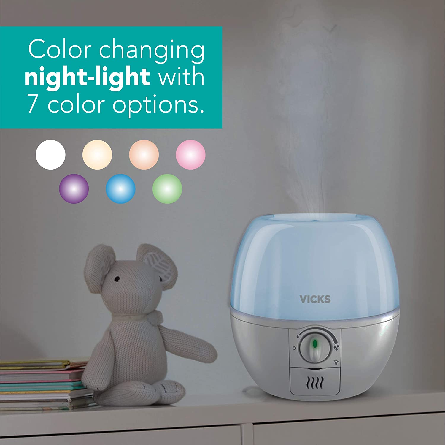 Vicks 3-in-1 Sleepy Time Ultrasonic Humidifier & Diffuser(เครื่องไอเย็น) ราคา 2,990- บาท