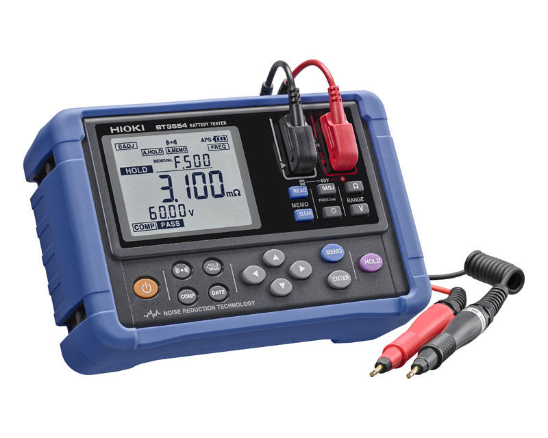 Hioki รหัส BT-3554-50 เครื่องทดสอบแบตเตอรี่แบบพกพา,Battery tester BT3554-50(main unit only)