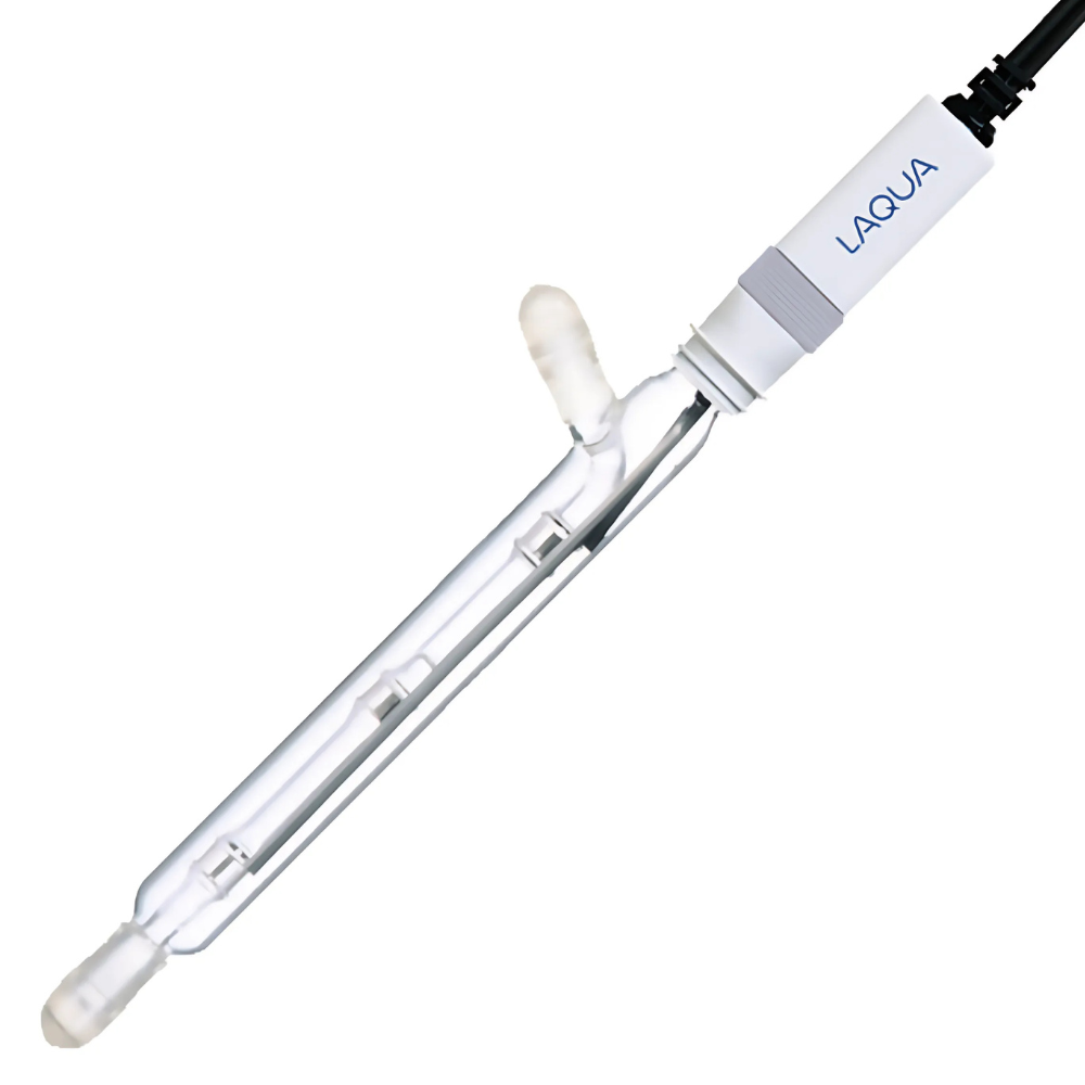 Horiba รหัสสินค้า 3573-10C หัววัดค่าการนำไฟฟ้าชนิดแก้ว, High Conductivity. Glass body, K=1.0 Flow, Platinum/Platinum black Conductivity cell, 10µS/cm- 1S/cm ,(P/n: 3014082590 )