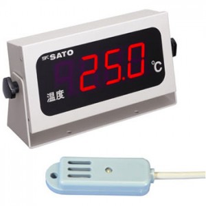 SKSato เครื่องชั่งน้ำหนักตัวบ่งชี้อุณหภูมิ + เซนเซอร์อุณหภูมิ Weighing Instrument Temperature Indicator + Temperature Sensor 80-92
