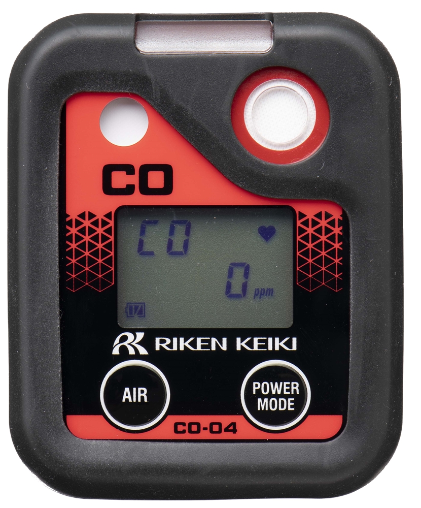 RikenKeiki รุ่นCO-04เครื่องวัดก๊าซคาร์บอนมอนอกไซด์แบบพกพา,Portable Carbon Monoxide Gas Monitor CO-04