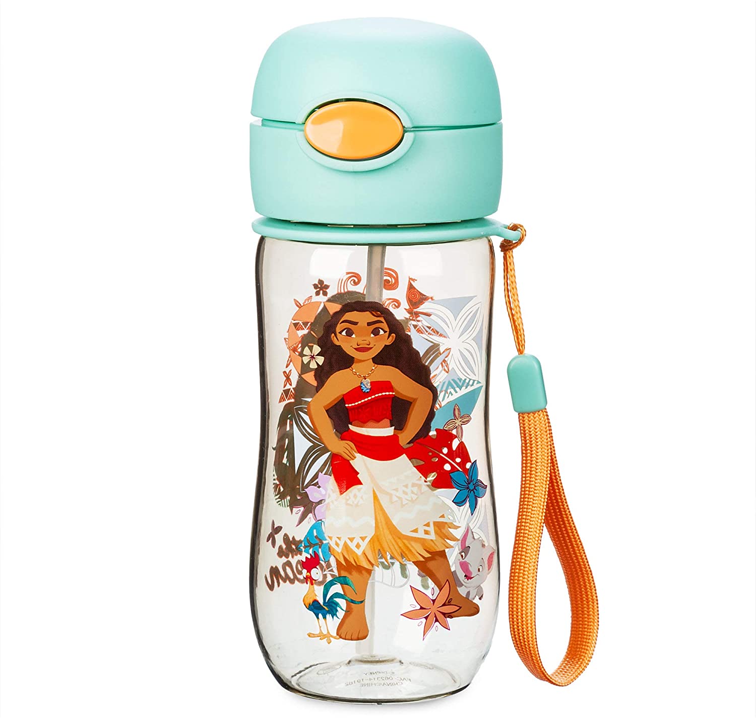 กระติกน้ำ แบบกดหลอดเด้ง ลายตัวการ์ตูนโปรด Disney Flip-Top Water Bottle ขนาด 12 ออนซ์ ราคา 450 บาท สินค้านำเข้า